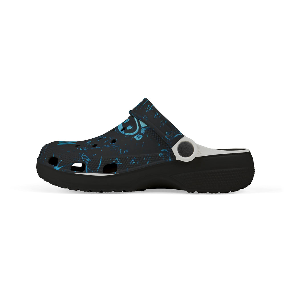 Kids Neo Robot EVA Clogs — Blue Space Gamer Slip‑Ons