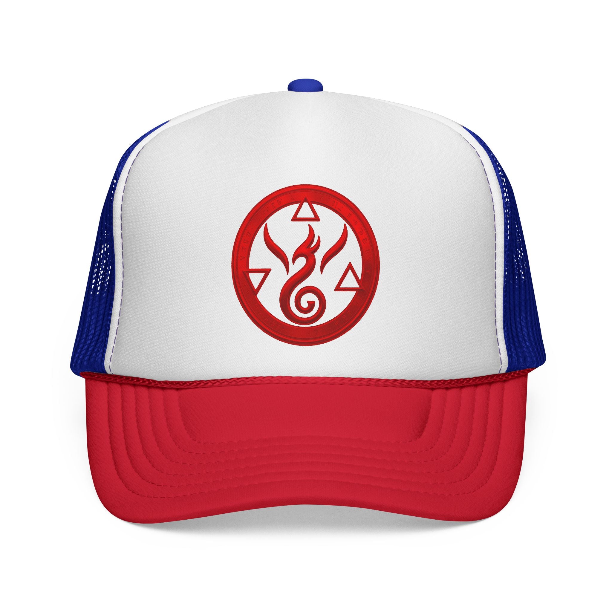 Genesis Code Trucker Cap- Red Origin Seal
