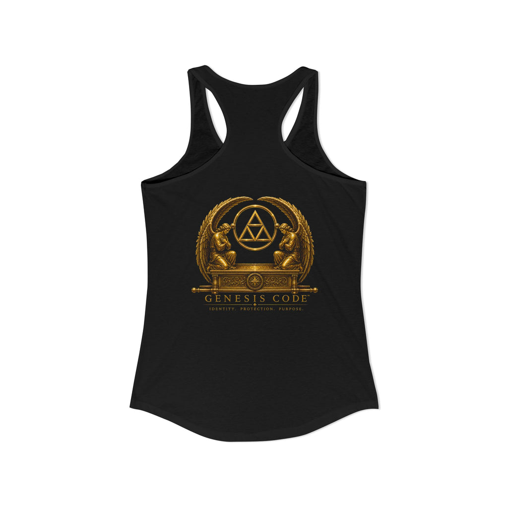 Genesis Code HALO™ Racerback Tank – Black & Gold Edition