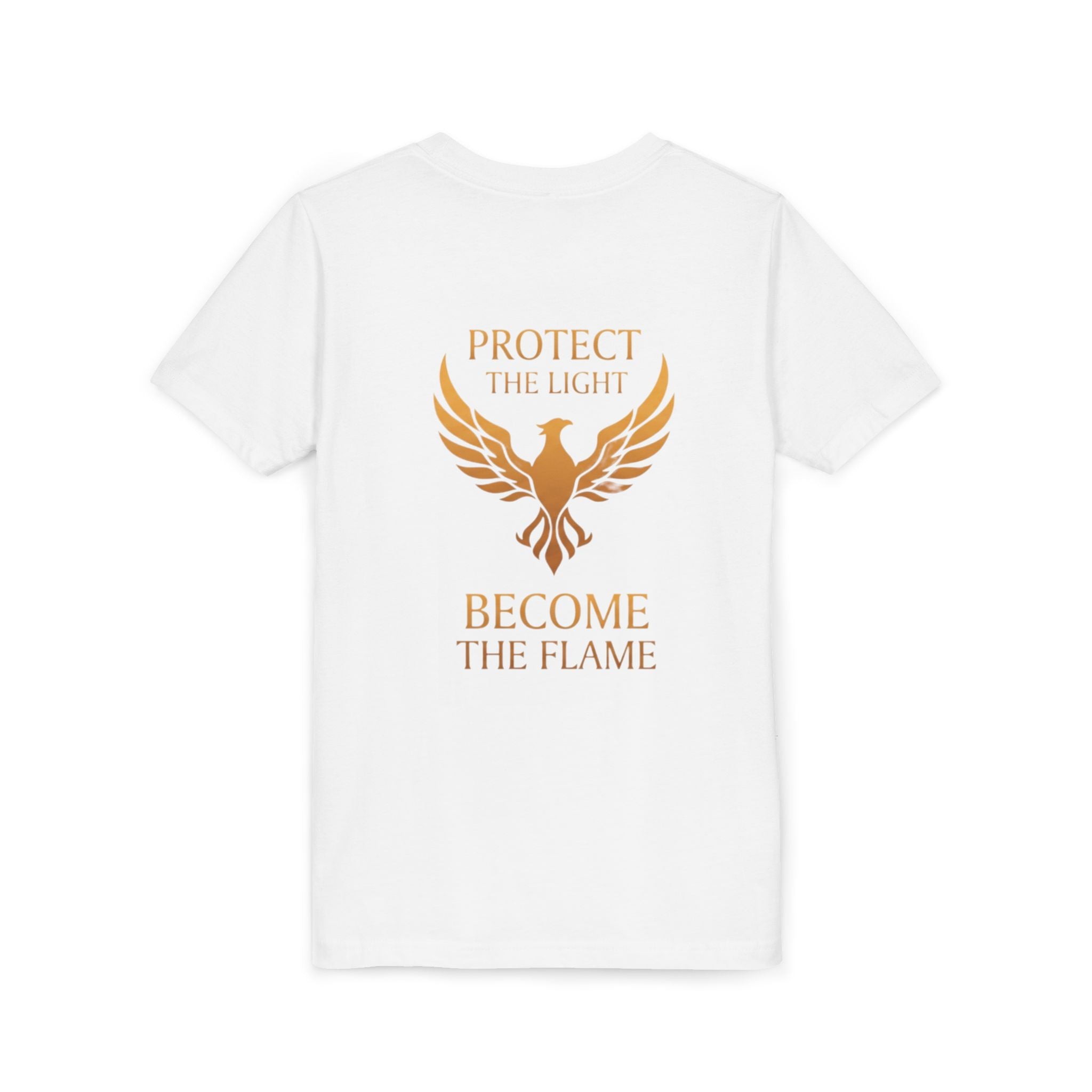 Youth Phoenix Tee — "Fire We Rise" Inspirational Kids T-Shirt