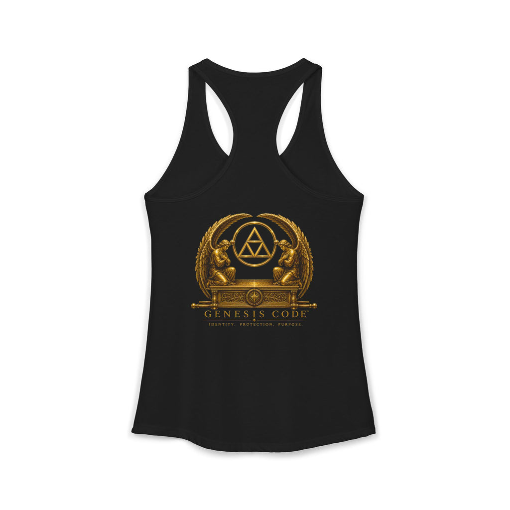 Genesis Code HALO™ Racerback Tank – Black & Gold Edition