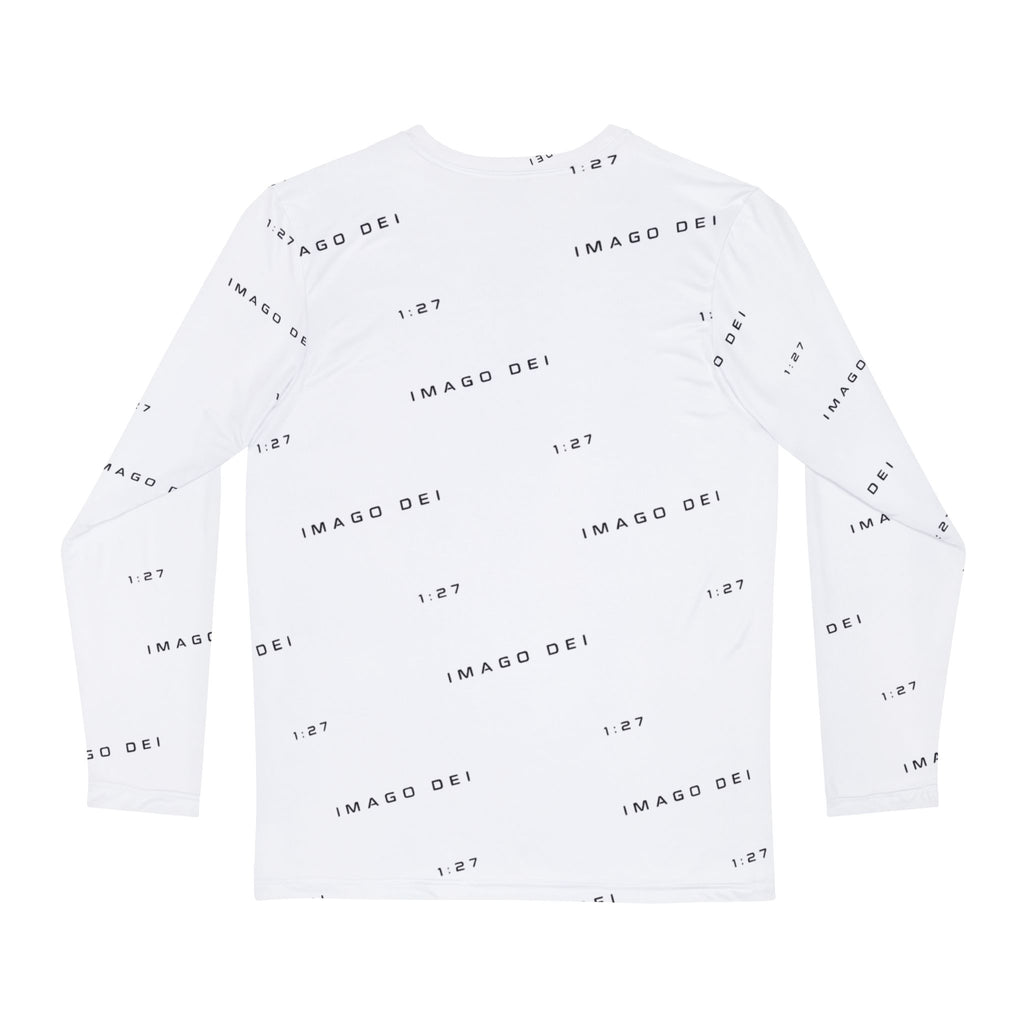 Imago Dei Repeat-Print Long Sleeve Shirt