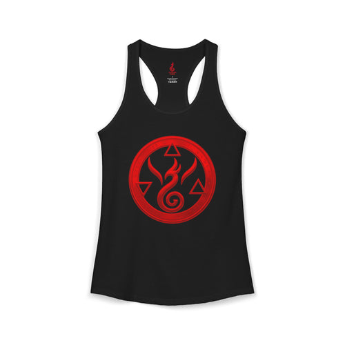 Genesis Code Tank Top (WOMEN'S) - Red Origin Seal Graphic
