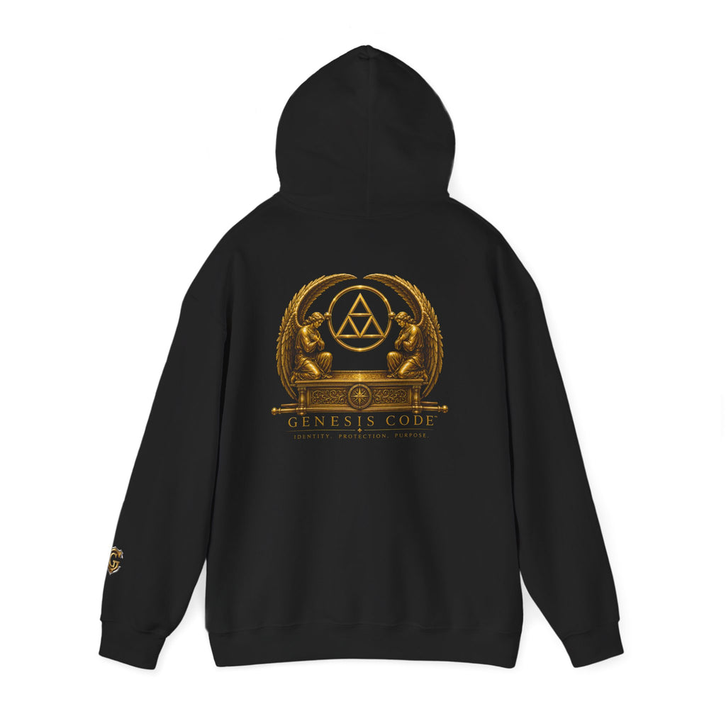 Genesis Code HALO Hoodie – Halo Armor Arc Crest Edition (Black & White)