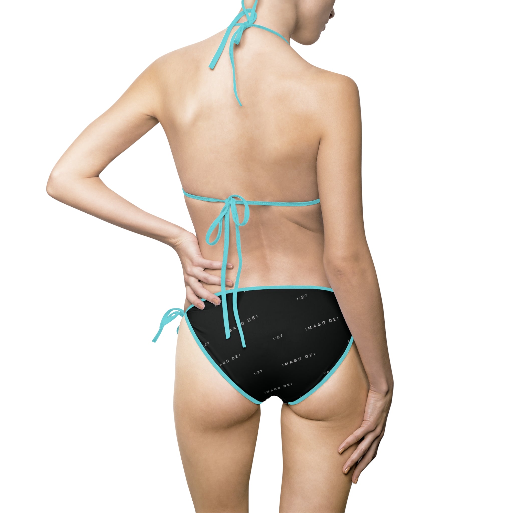 Imago Dei Freedom Shores Black Base Bikini Swimsuit