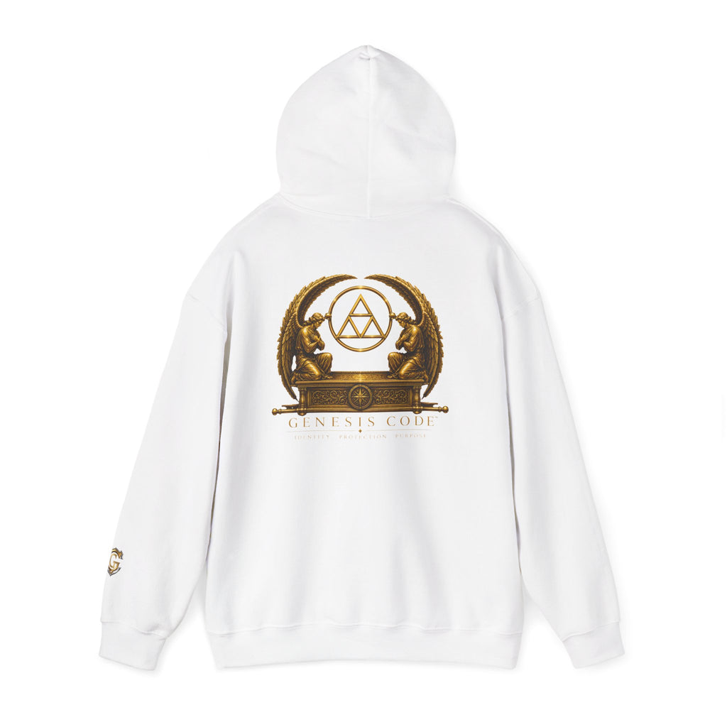 Genesis Code HALO Hoodie – Halo Armor Arc Crest Edition (Black & White)