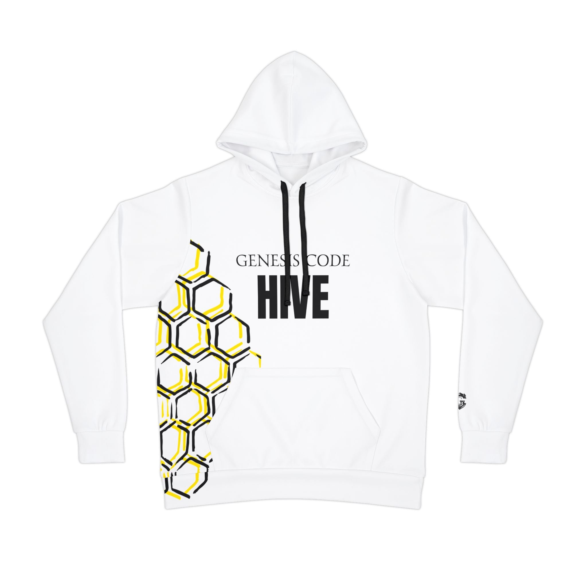 Hive Genesis Code Athletic Hoodie — Honeycomb Graphic Hoodie