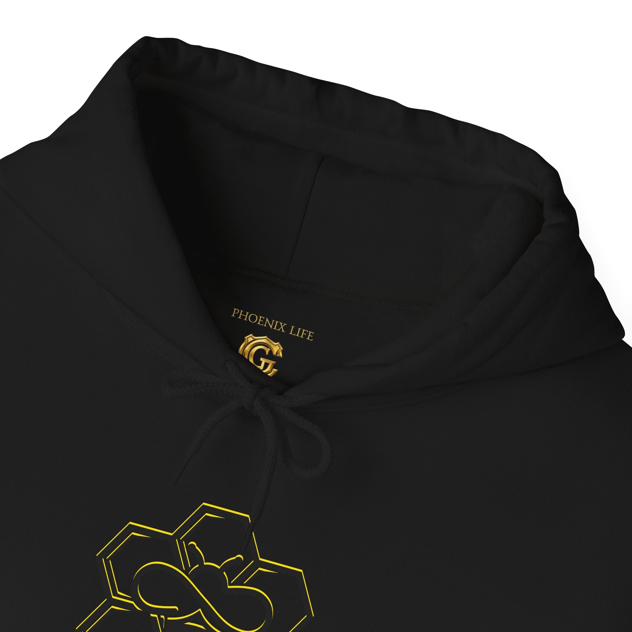 Genesis Code Hive Mentality Hoodie — Bee Graphic Hooded Sweatshirt