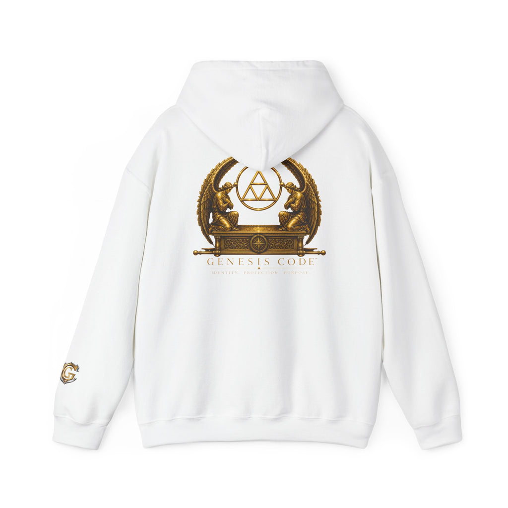 Genesis Code HALO Hoodie – Halo Armor Arc Crest Edition (Black & White)