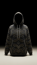 Oversized Embossed Hoodie, Heavyweight Cotton