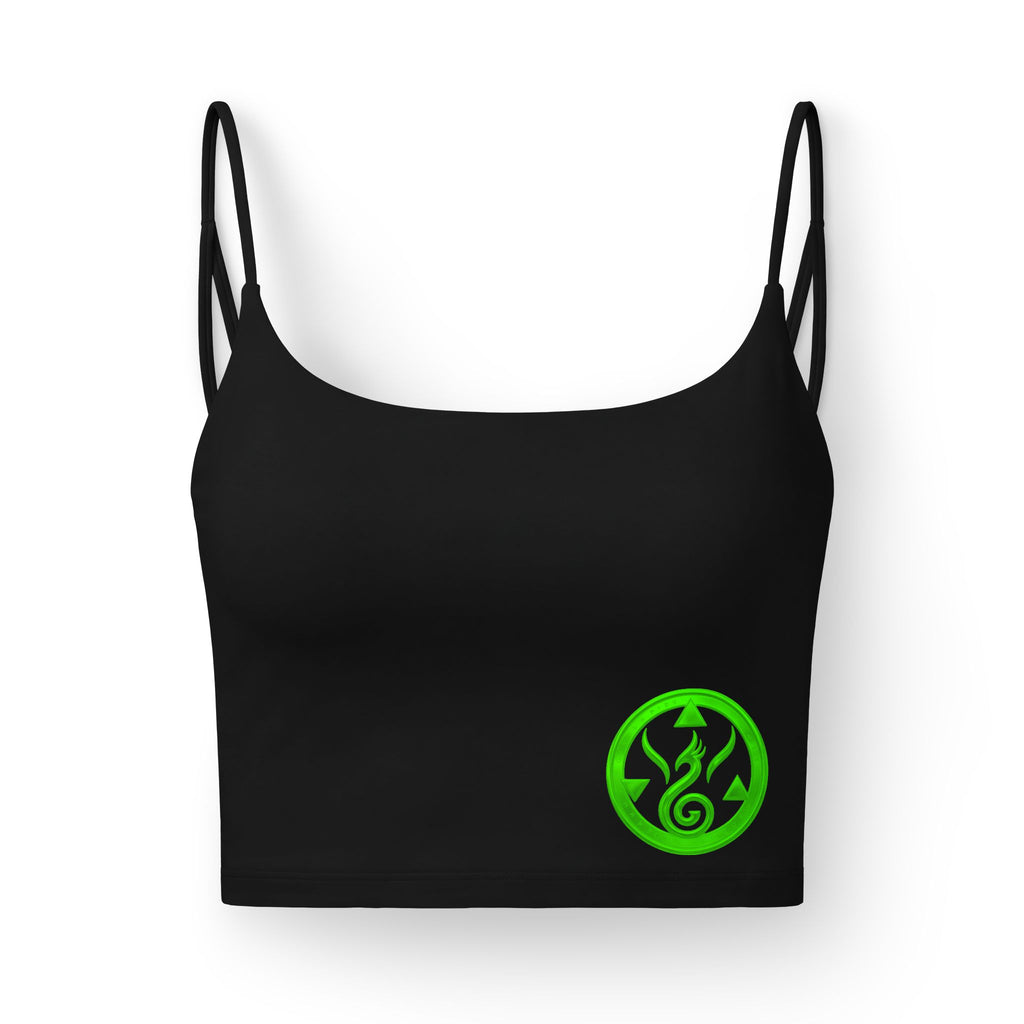 Women's Luxe Bra — Genesis Code Green Logo Luxe Bra
