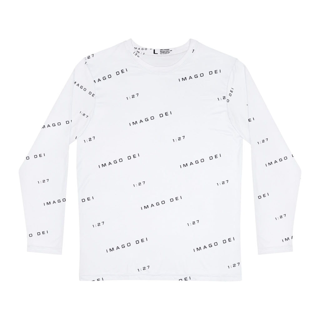 Imago Dei Repeat-Print Long Sleeve Shirt