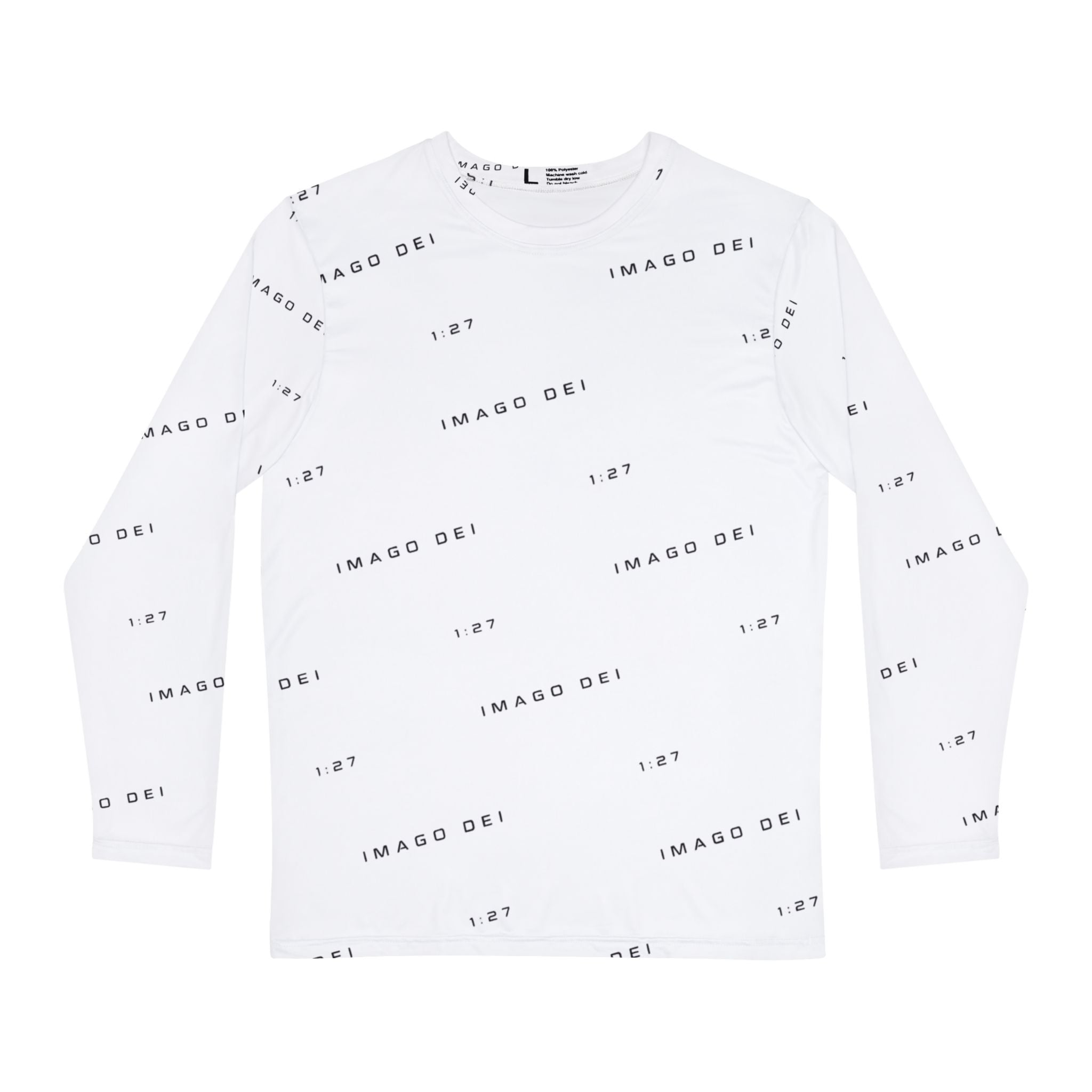 Imago Dei Repeat-Print Long Sleeve Shirt