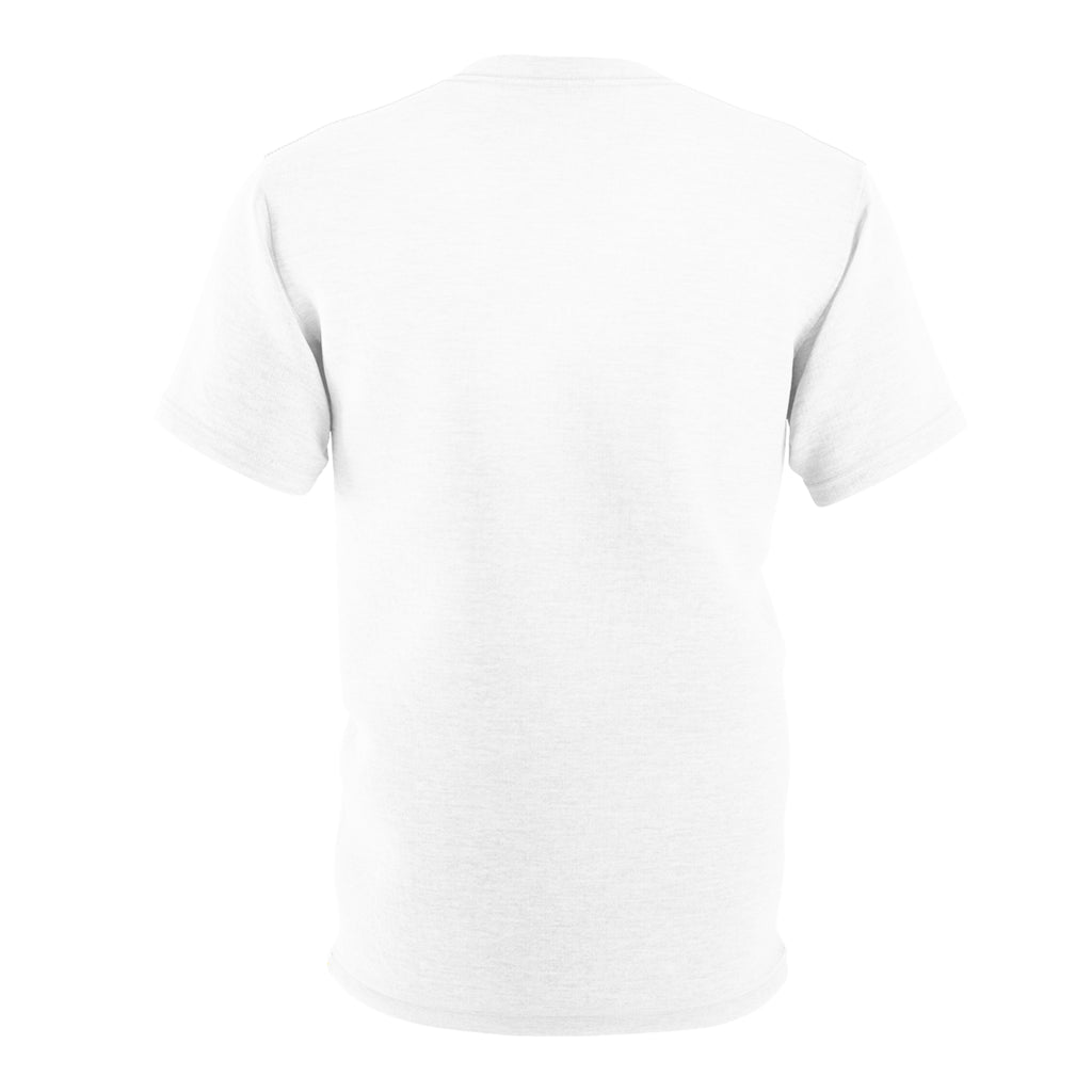 "HIVE" Brushstroke Tee — Yellow Abstract All-Over Print T-Shirt