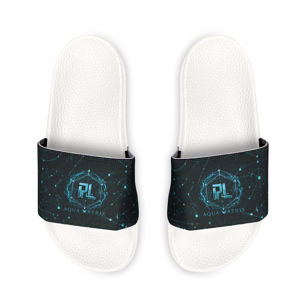Phoenix Life "Aqua Matrix" Slides- Black or White soles