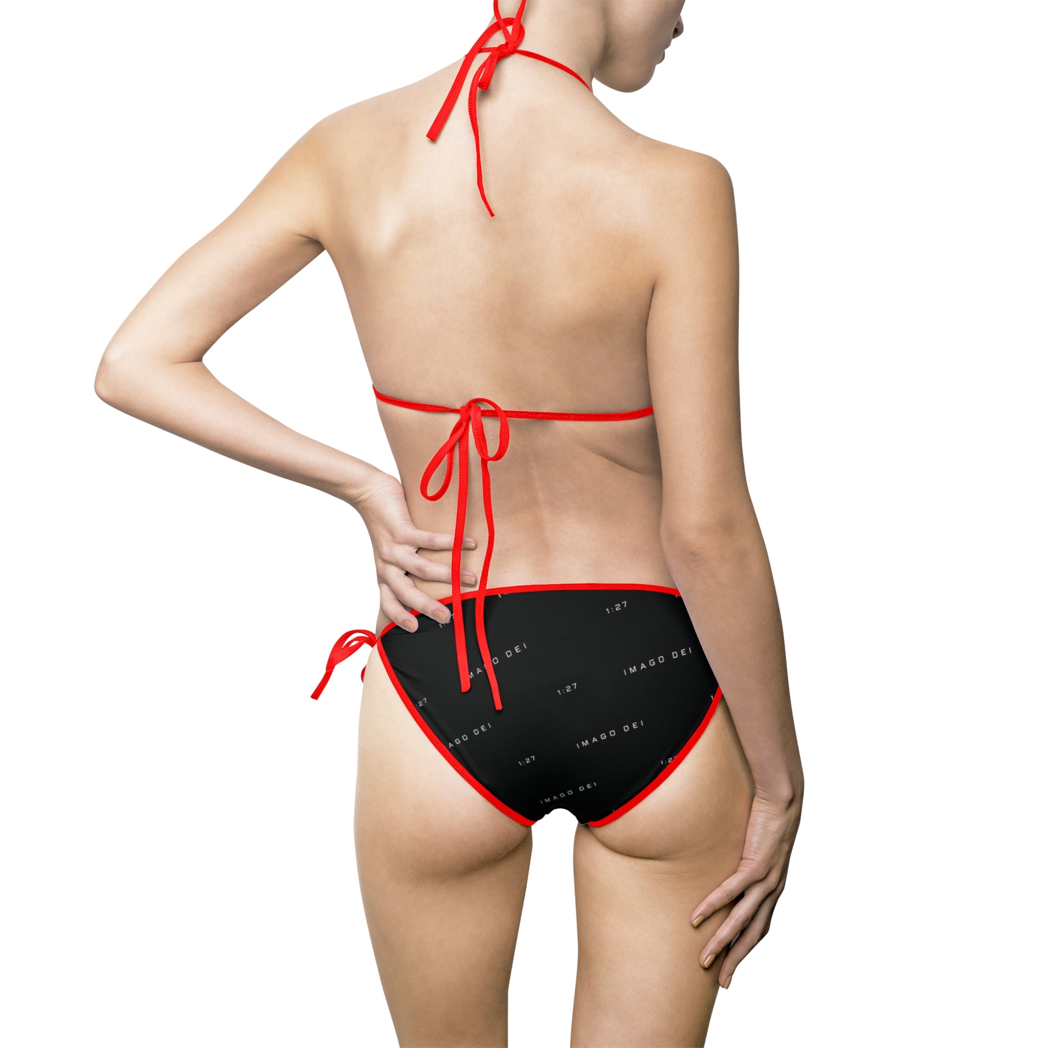 Imago Dei Freedom Shores Black Base Bikini Swimsuit