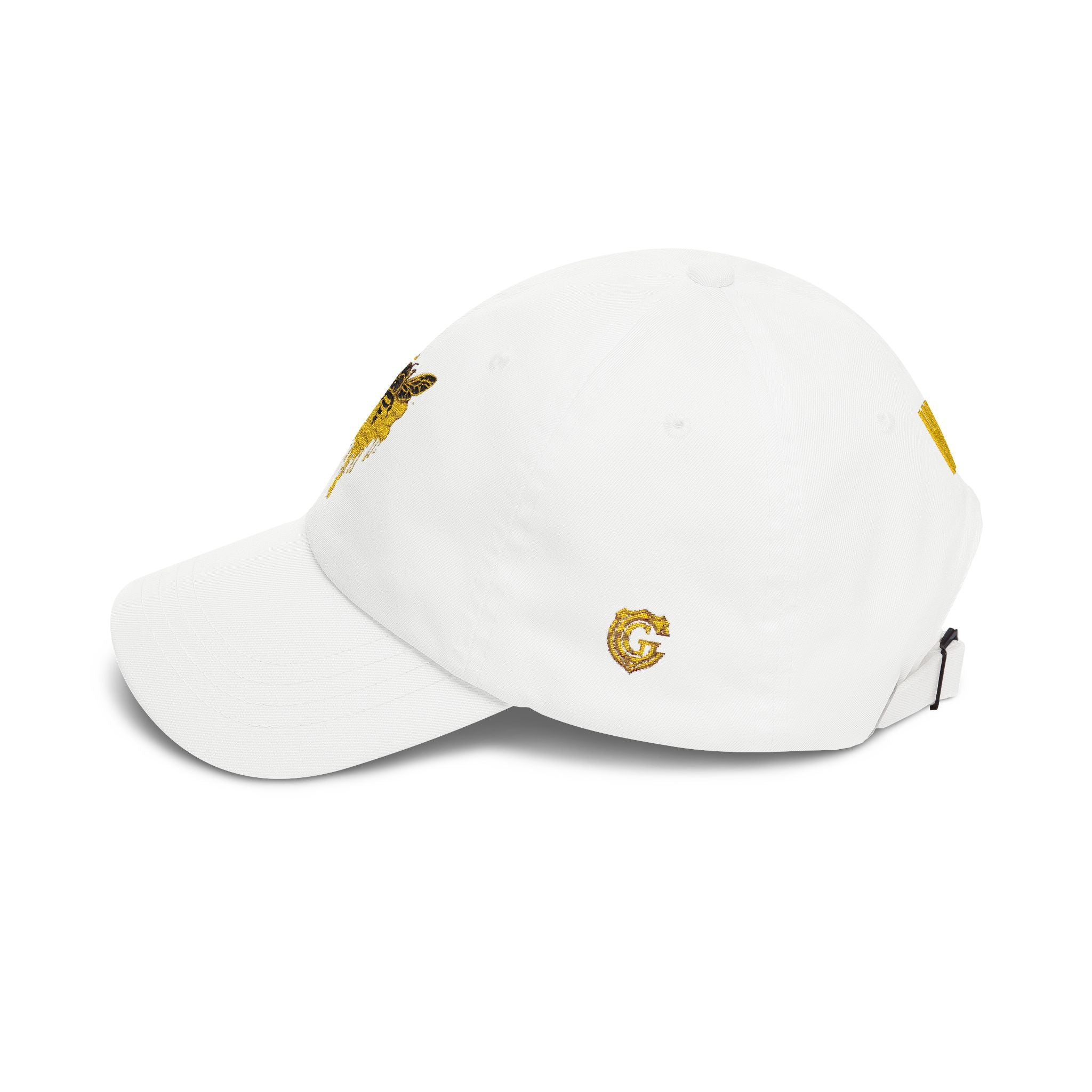 Genesis Code "HIVE" Drip Dad Cap — Embroidered Honeybee Front with "HIVE" Back