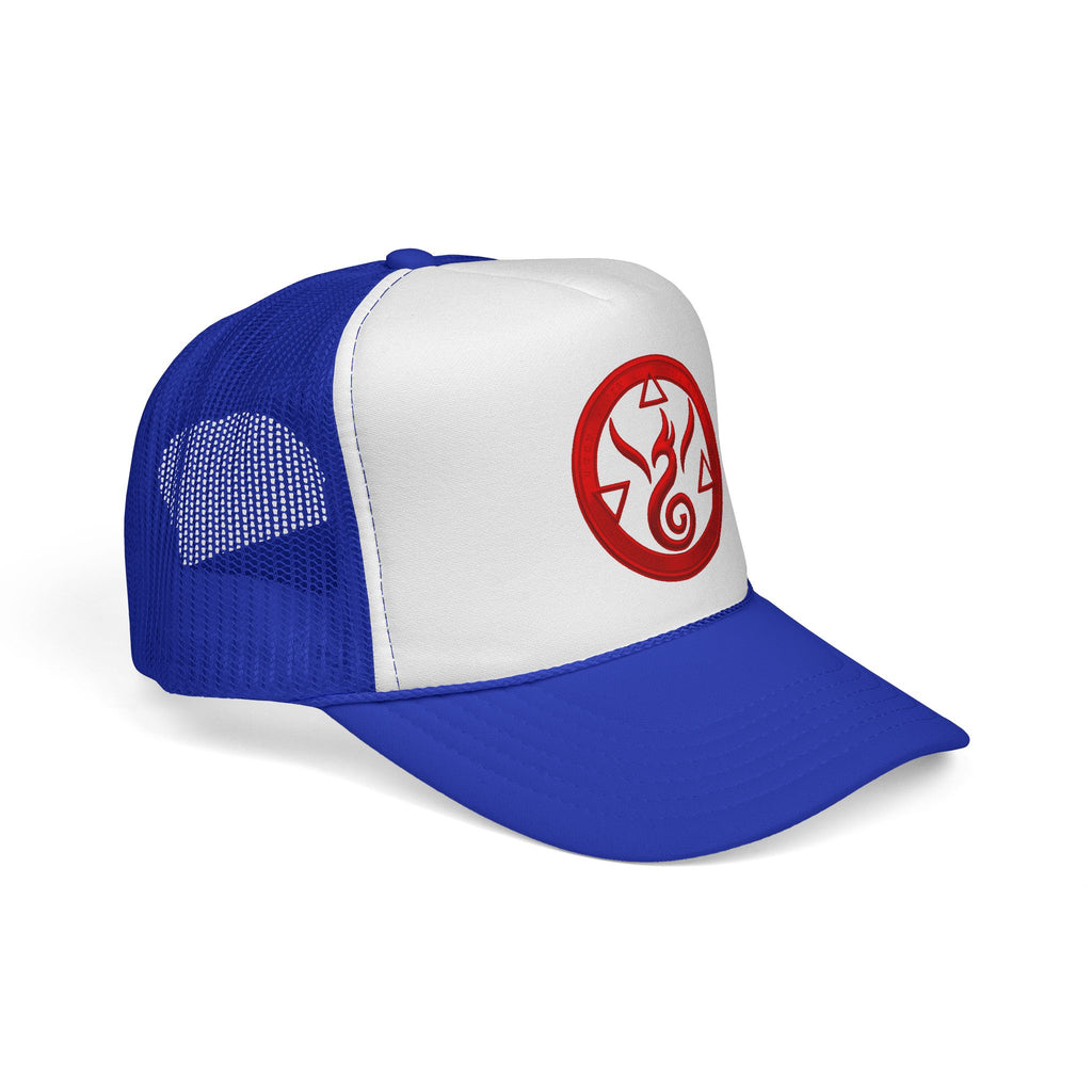 Genesis Code Trucker Cap- Red Origin Seal