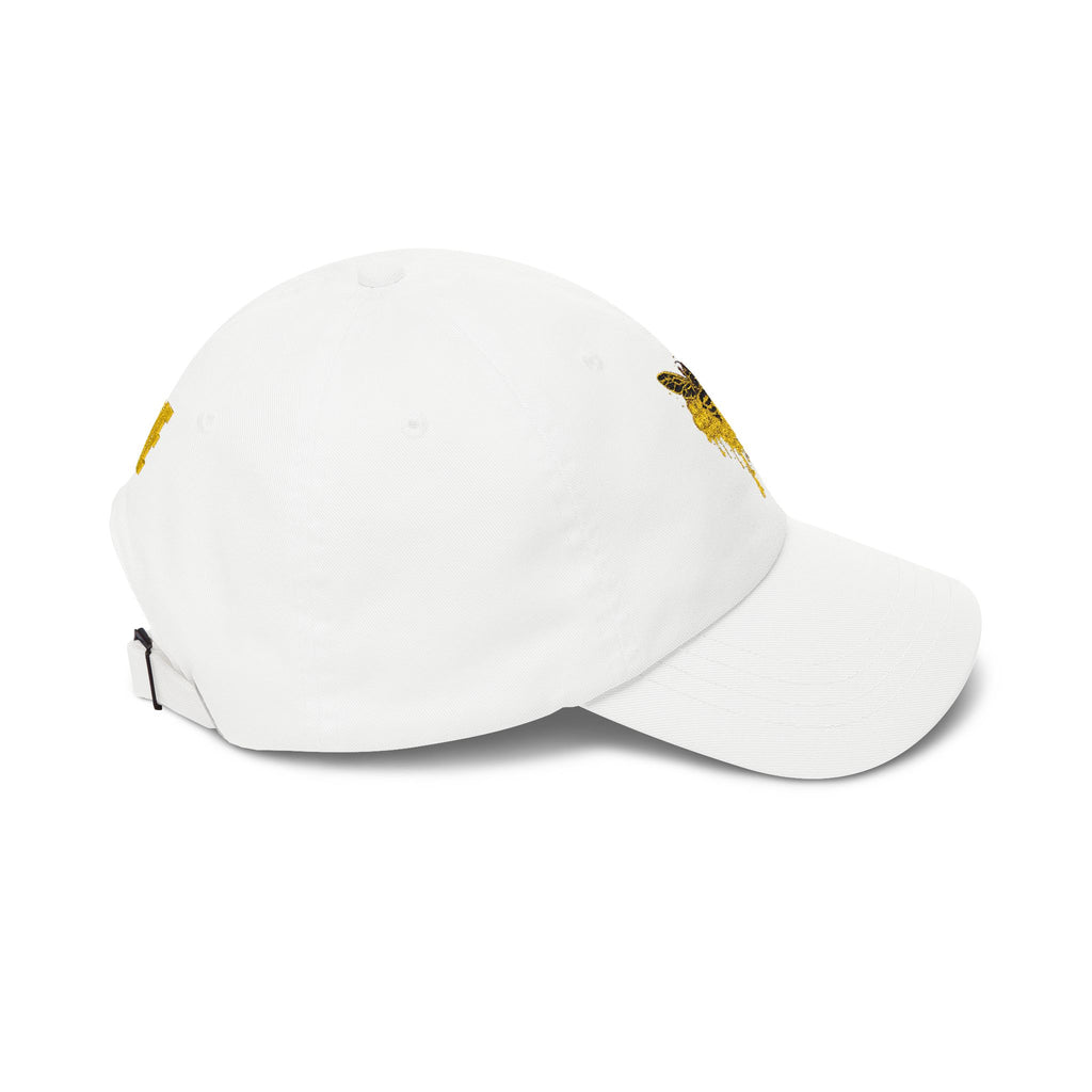 Genesis Code "HIVE" Drip Dad Cap — Embroidered Honeybee Front with "HIVE" Back