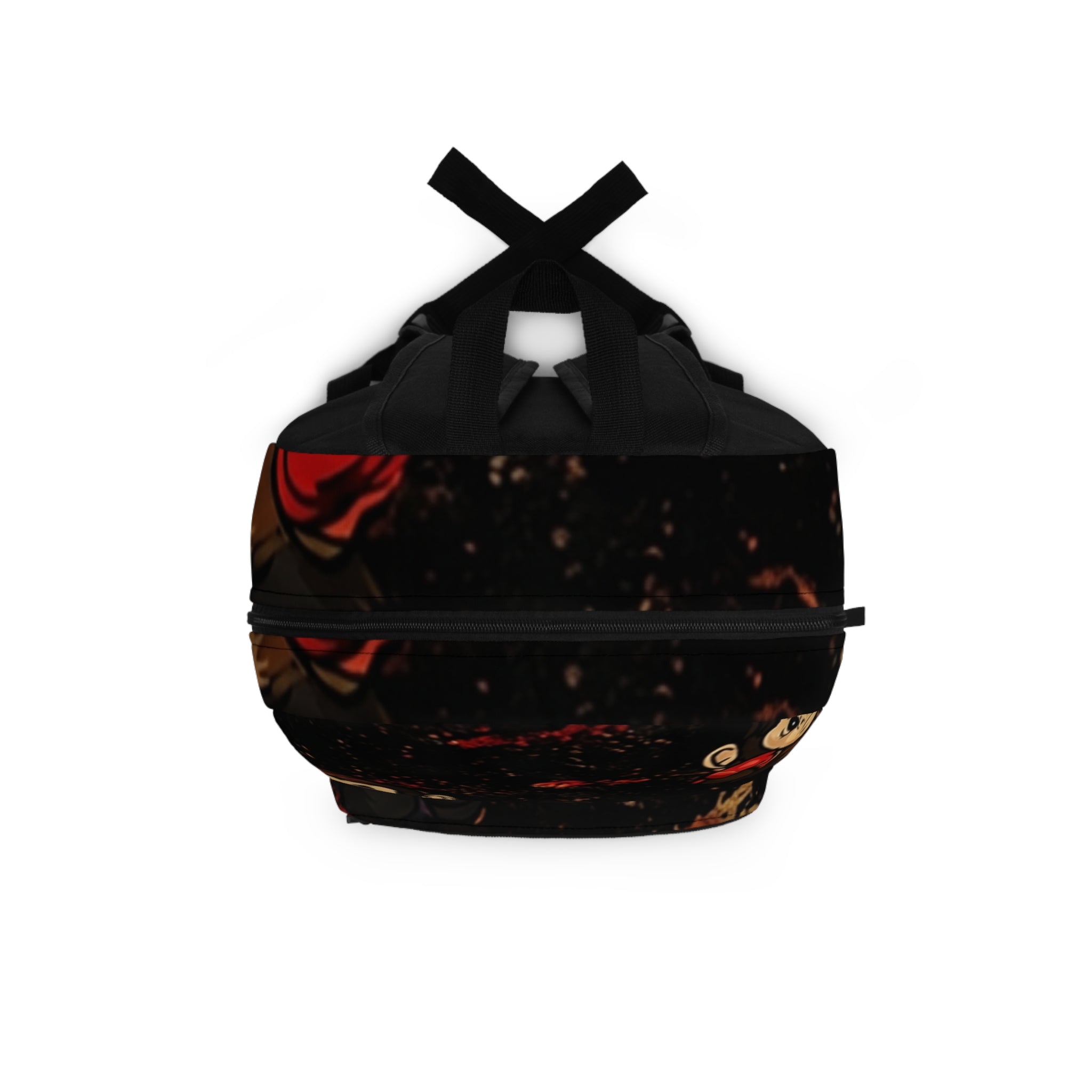 Courage Over Fear Backpack — Motivational Monkey Print School Bag