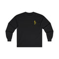 Long Sleeve Tee — Imago Dei Gold Crest Back "Image of God" print