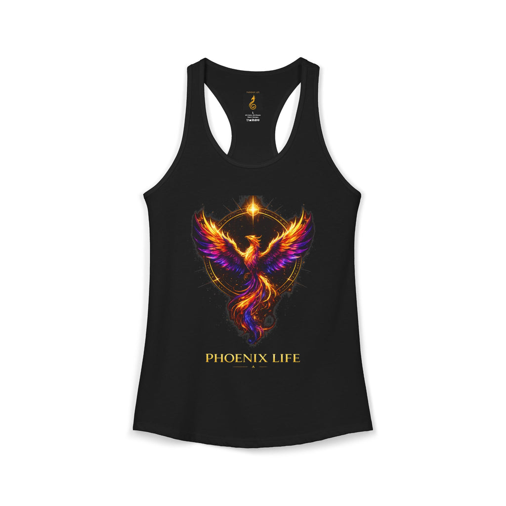 Phoenix Life Core - Women's Black Racerback Tank
