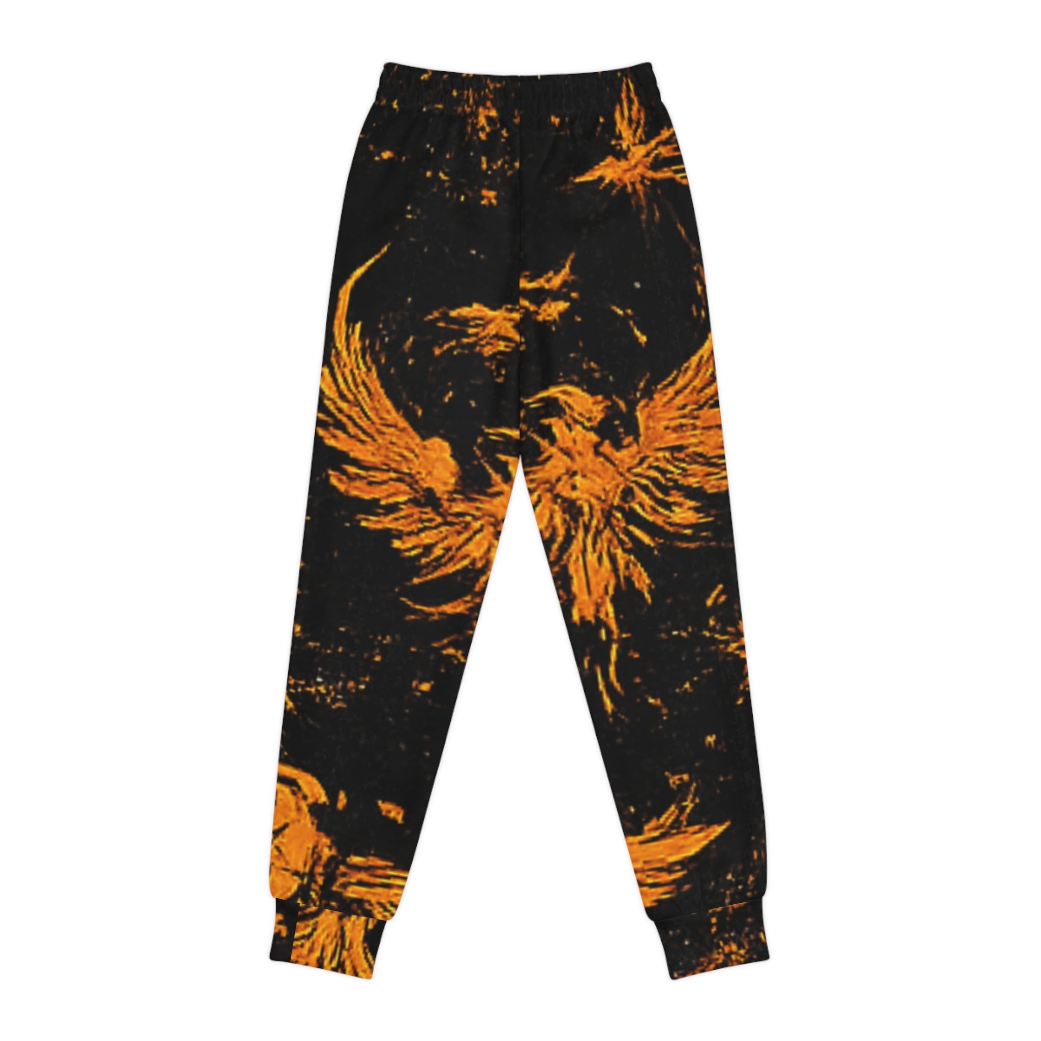 "We Rise" Phoenix Graphic - All-Over Print Youth Joggers