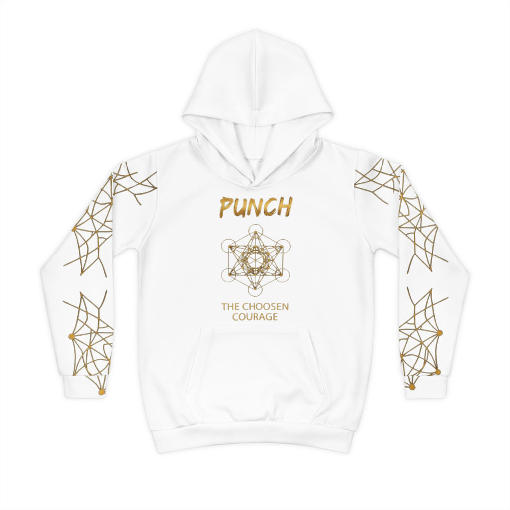 Punch Monkey Kids Hoodie — 'Punch: The Chosen Courage' Cute Monkey Graphic Pullover for Children