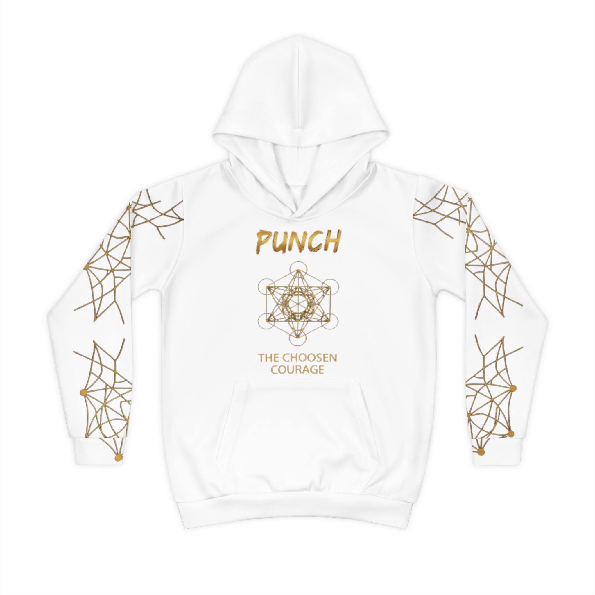 Punch Monkey Kids Hoodie — 'Punch: The Chosen Courage' Cute Monkey Graphic Pullover for Children