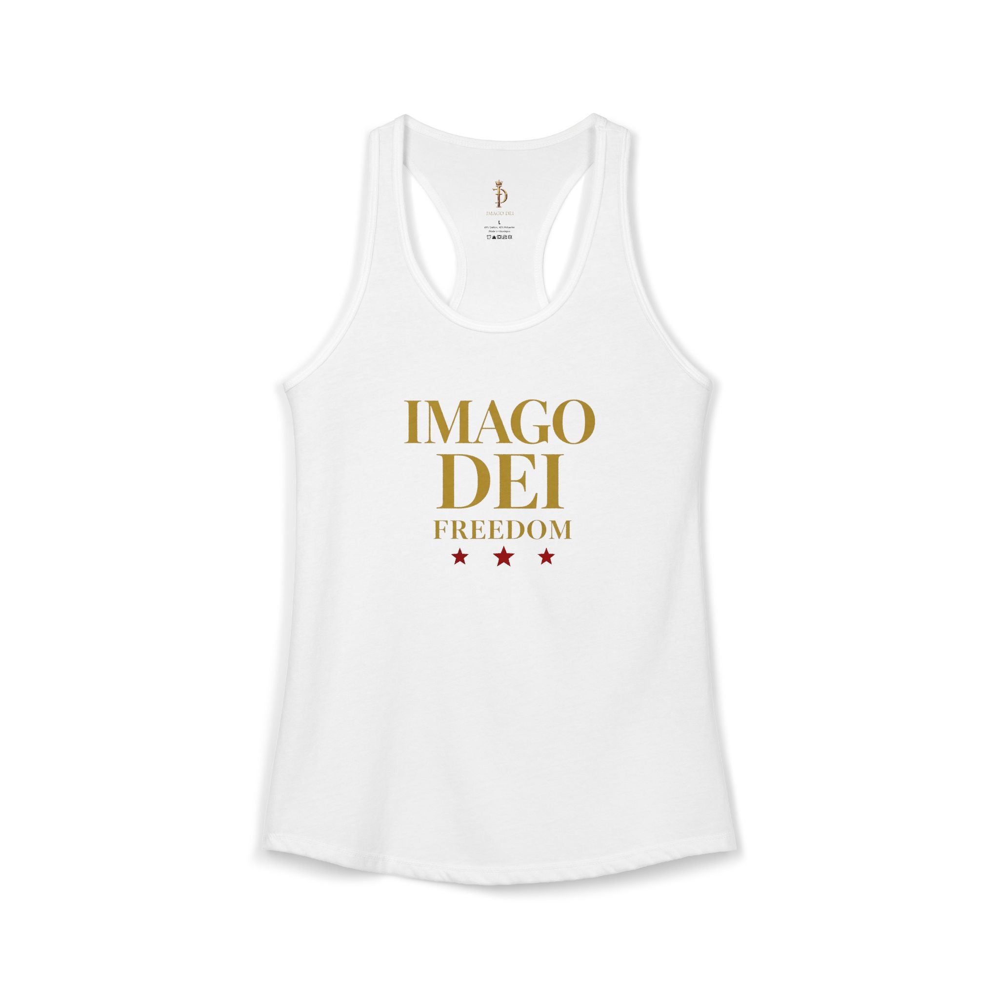 IMAGO DEI "Freedom" Racerback Tank