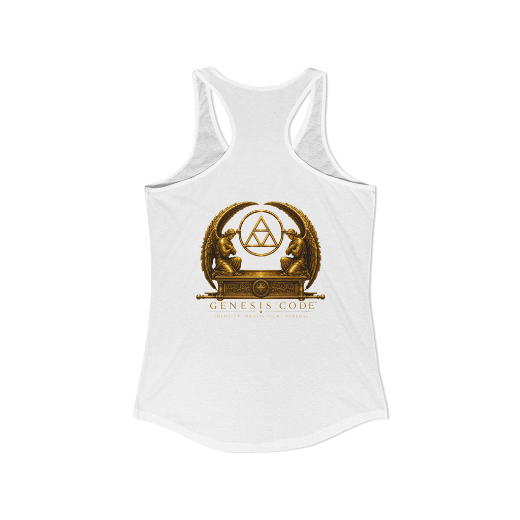 Genesis Code HALO™ Racerback Tank – Black & Gold Edition