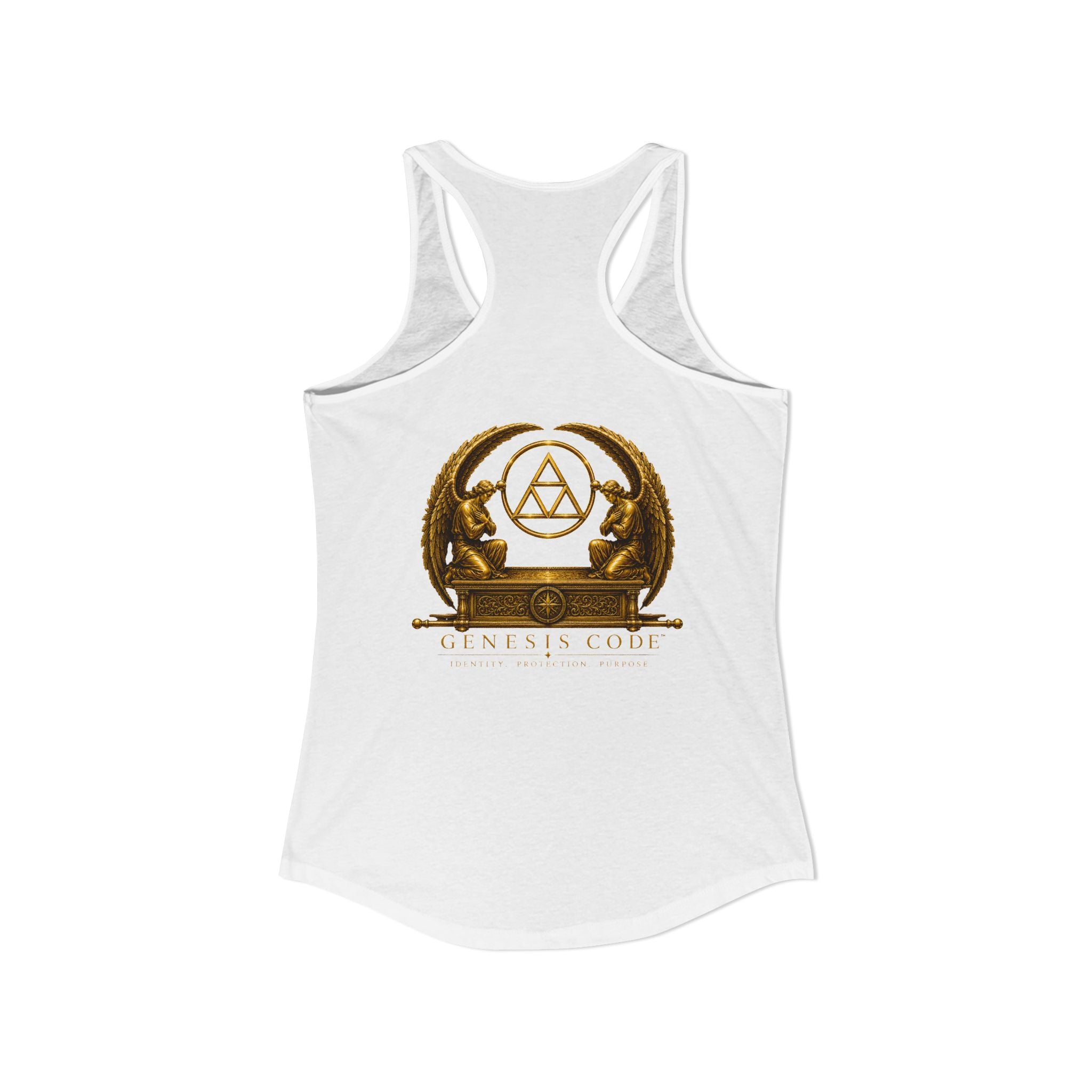 Genesis Code HALO™ Racerback Tank – Black & Gold Edition