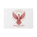 Imago Dei Freedom Lawn Sign — Red Phoenix Emblem Yard Decor