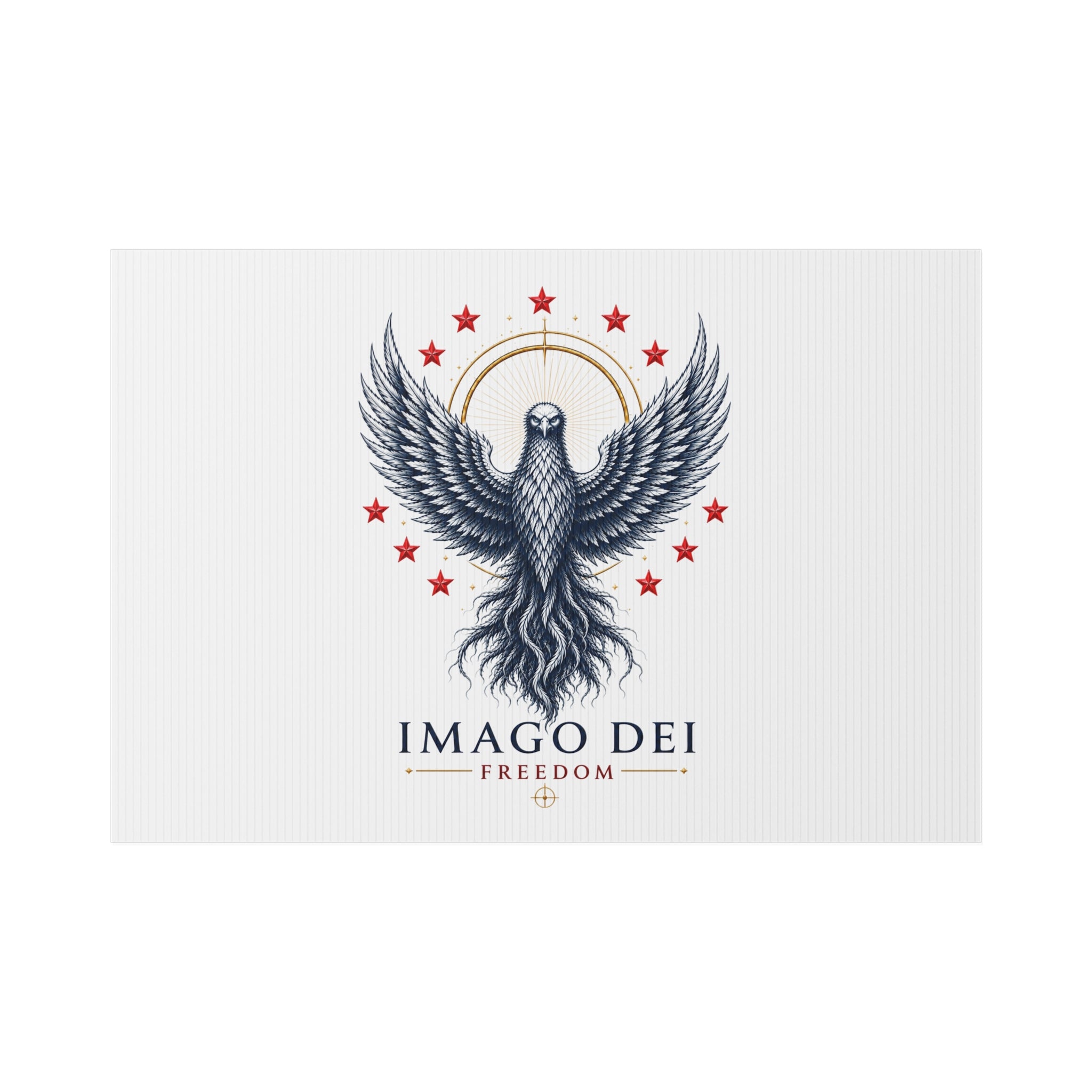 Lawn Sign — Imago Dei Freedom Eagle Patriotic Yard Sign