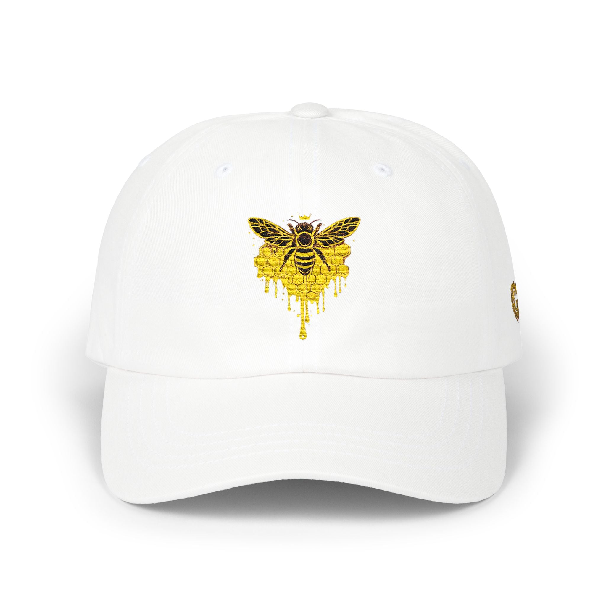 Genesis Code "HIVE" Drip Dad Cap — Embroidered Honeybee Front with "HIVE" Back