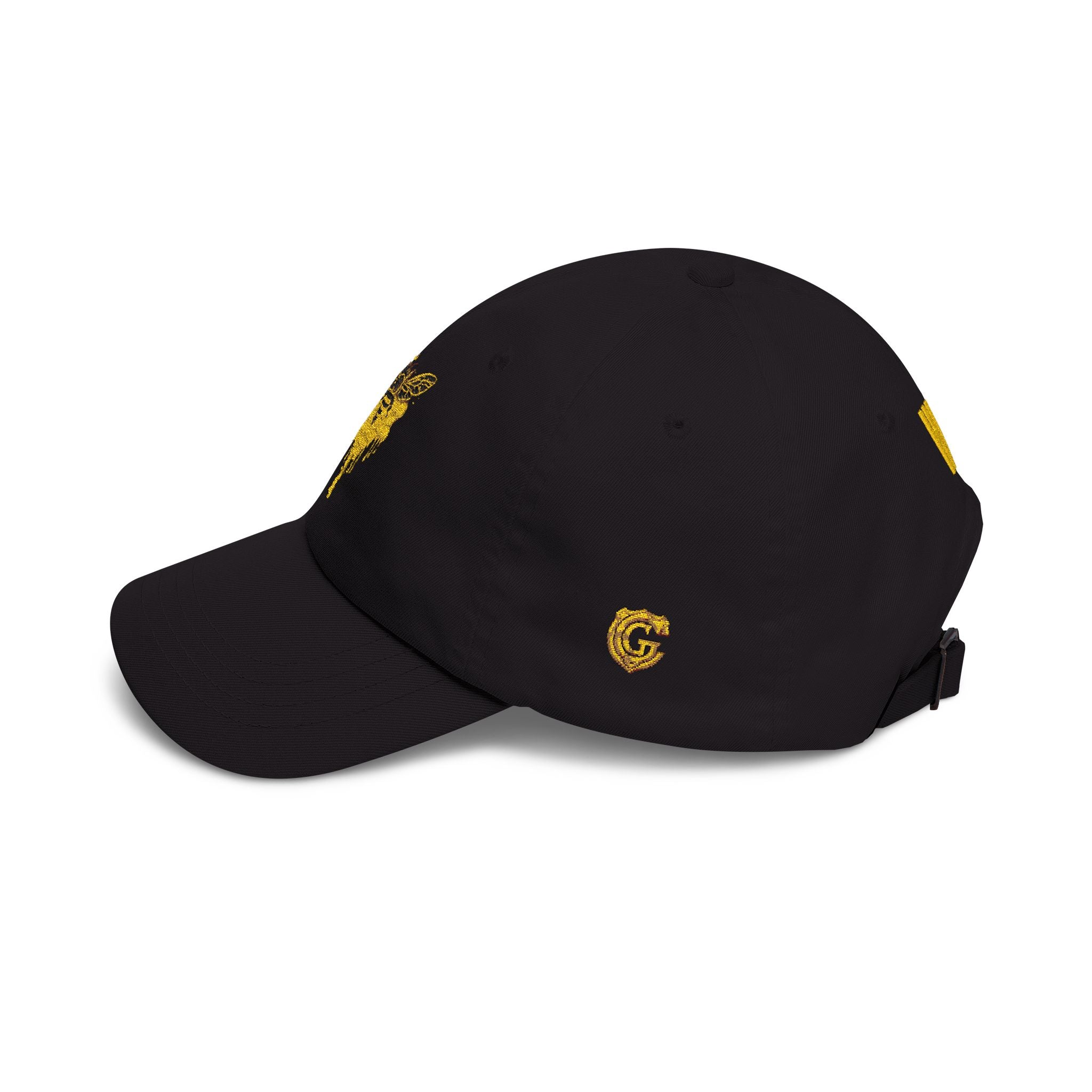 Genesis Code "HIVE" Drip Dad Cap — Embroidered Honeybee Front with "HIVE" Back