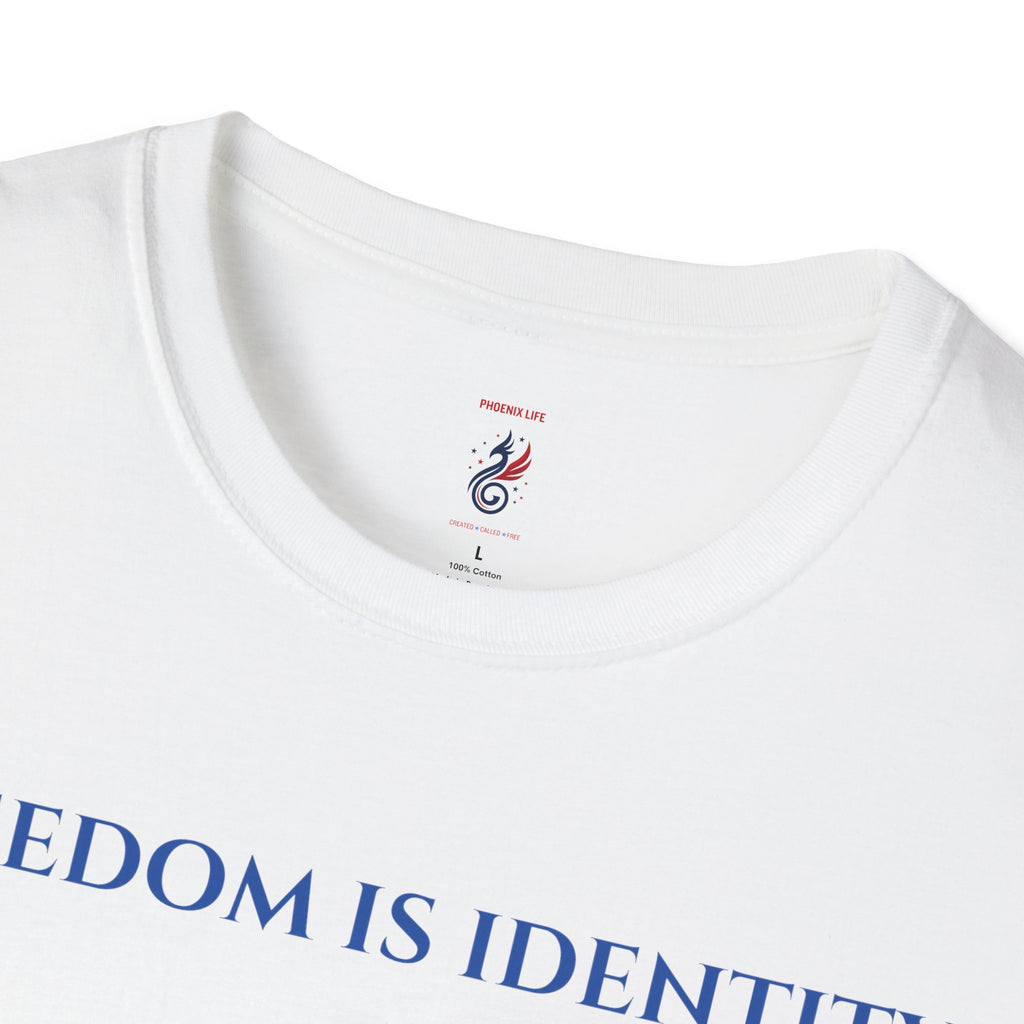 Freedom Is Identity Phoenix Life T-Shirt — Lightweight Phoenix Compass Tee