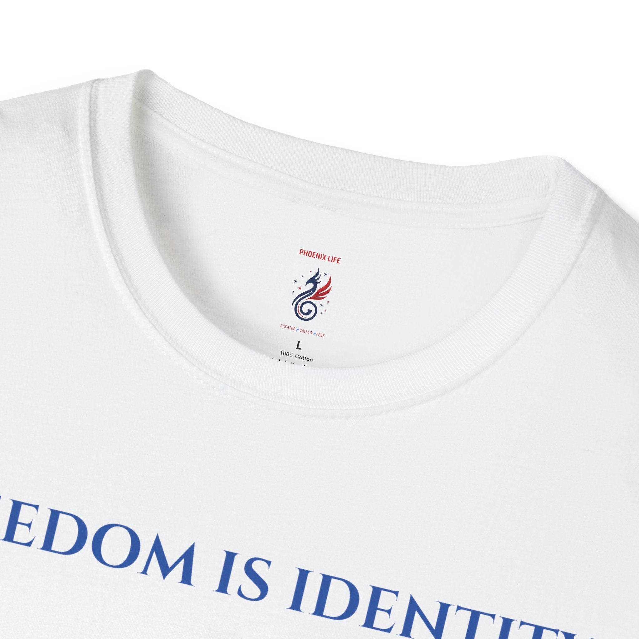 Freedom Is Identity Phoenix Life T-Shirt — Lightweight Phoenix Compass Tee