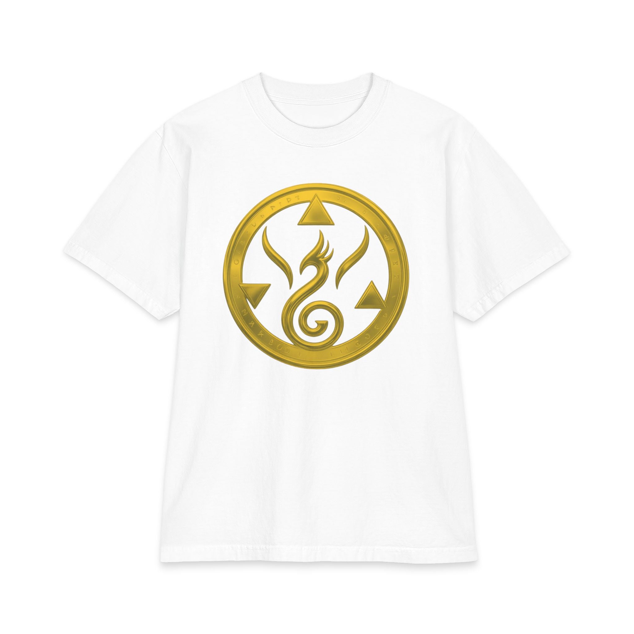Phoenix Life Genesis Code Tee - Gold Origin Symbol