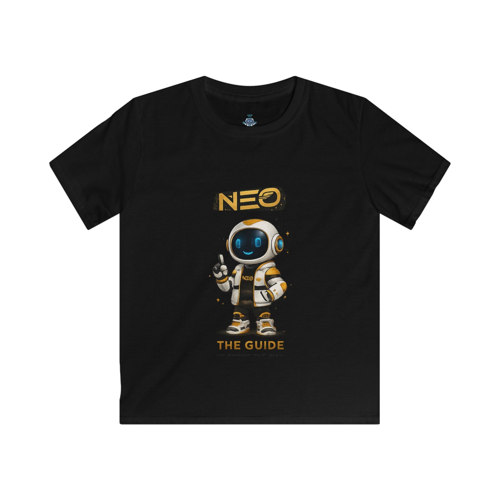 Kids 'NEO The Guide' Robot T‑Shirt — Cute Space Explorer Tee