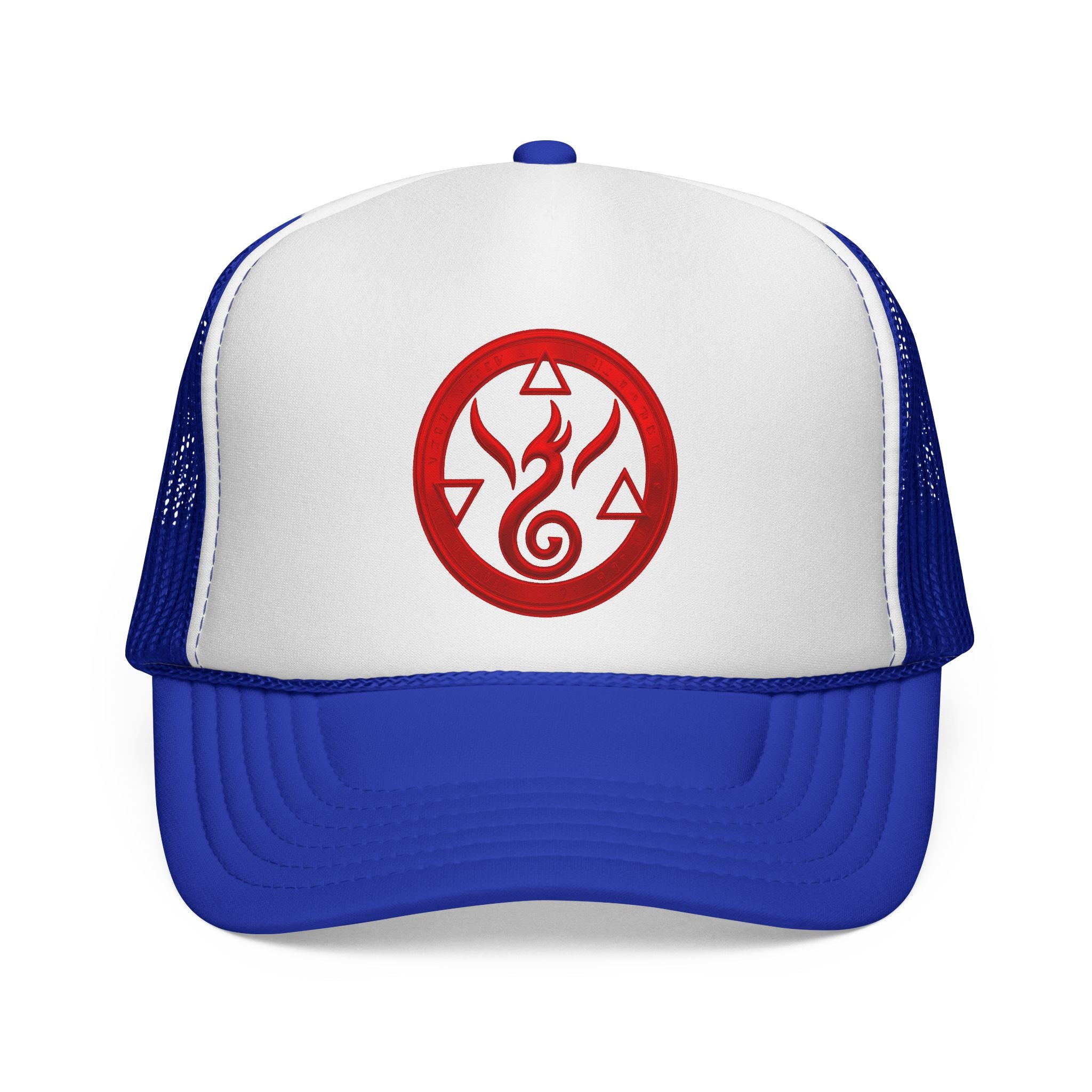Genesis Code Trucker Cap- Red Origin Seal