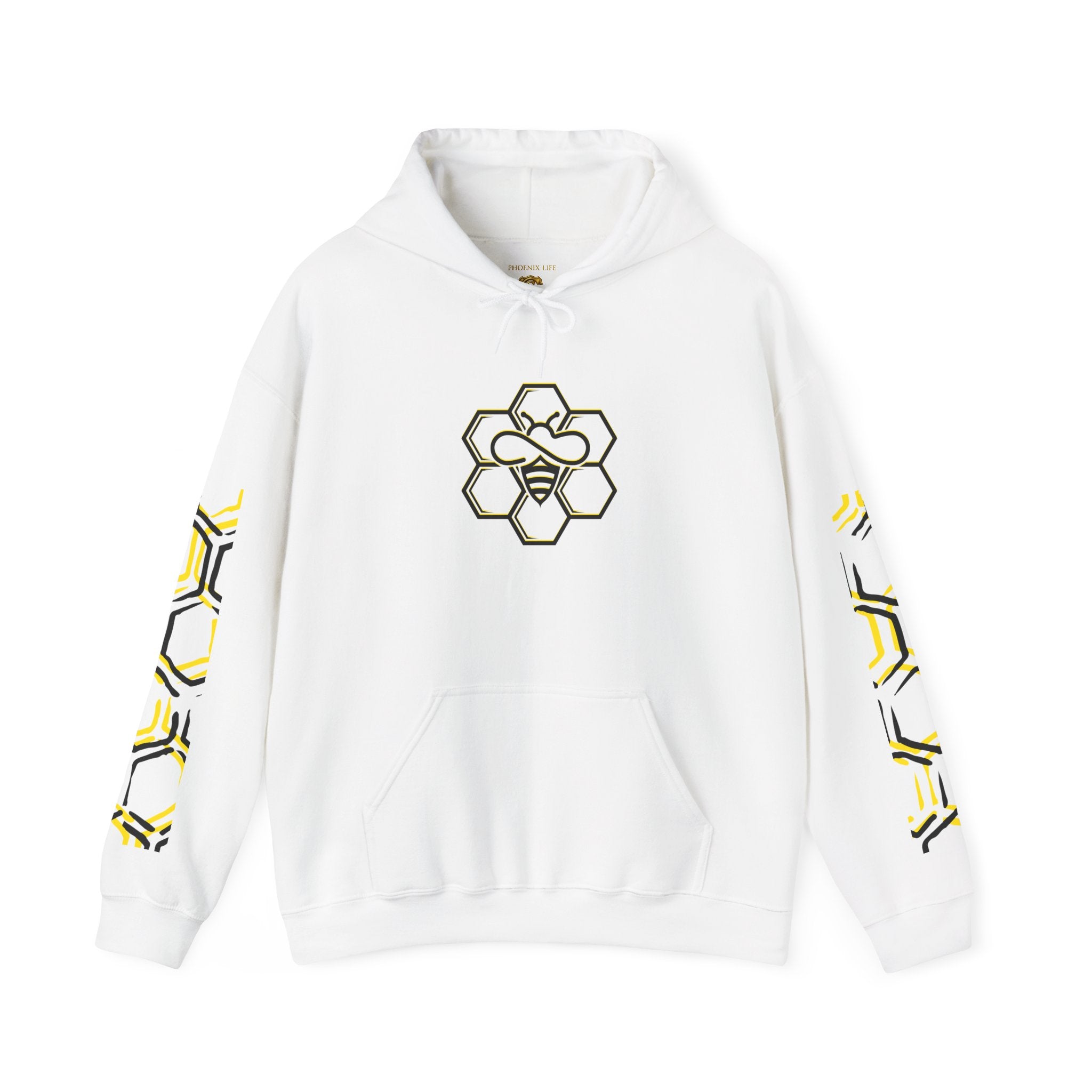 Genesis Code Hive Mentality Hoodie — Bee Graphic Hooded Sweatshirt