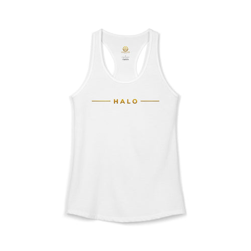 Genesis Code HALO™ Racerback Tank – Black & Gold Edition