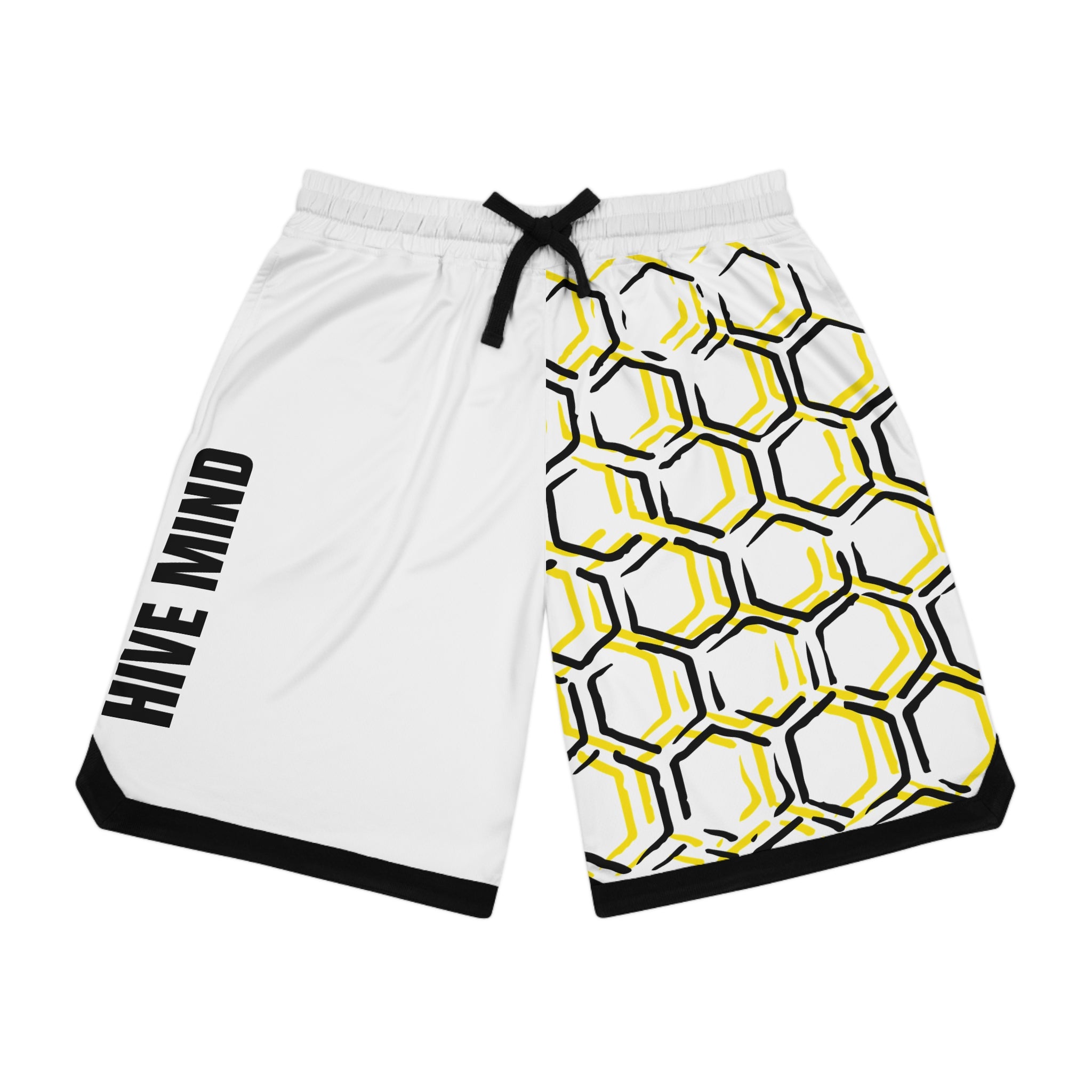 Genesis Code Hive Mind Basketball Shorts – Hex Pattern Athletic Rib Shorts