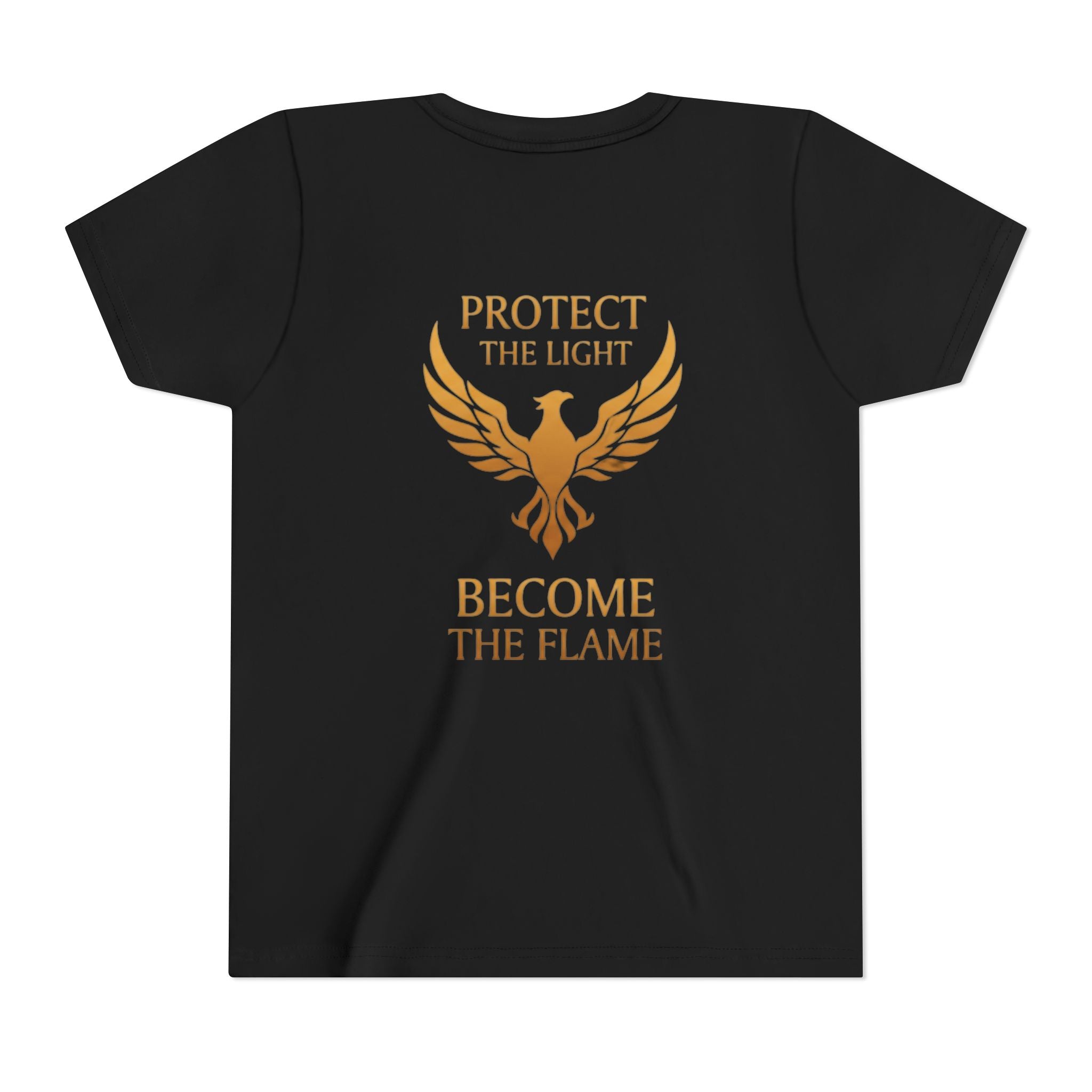 Youth Phoenix Tee — "Fire We Rise" Inspirational Kids T-Shirt