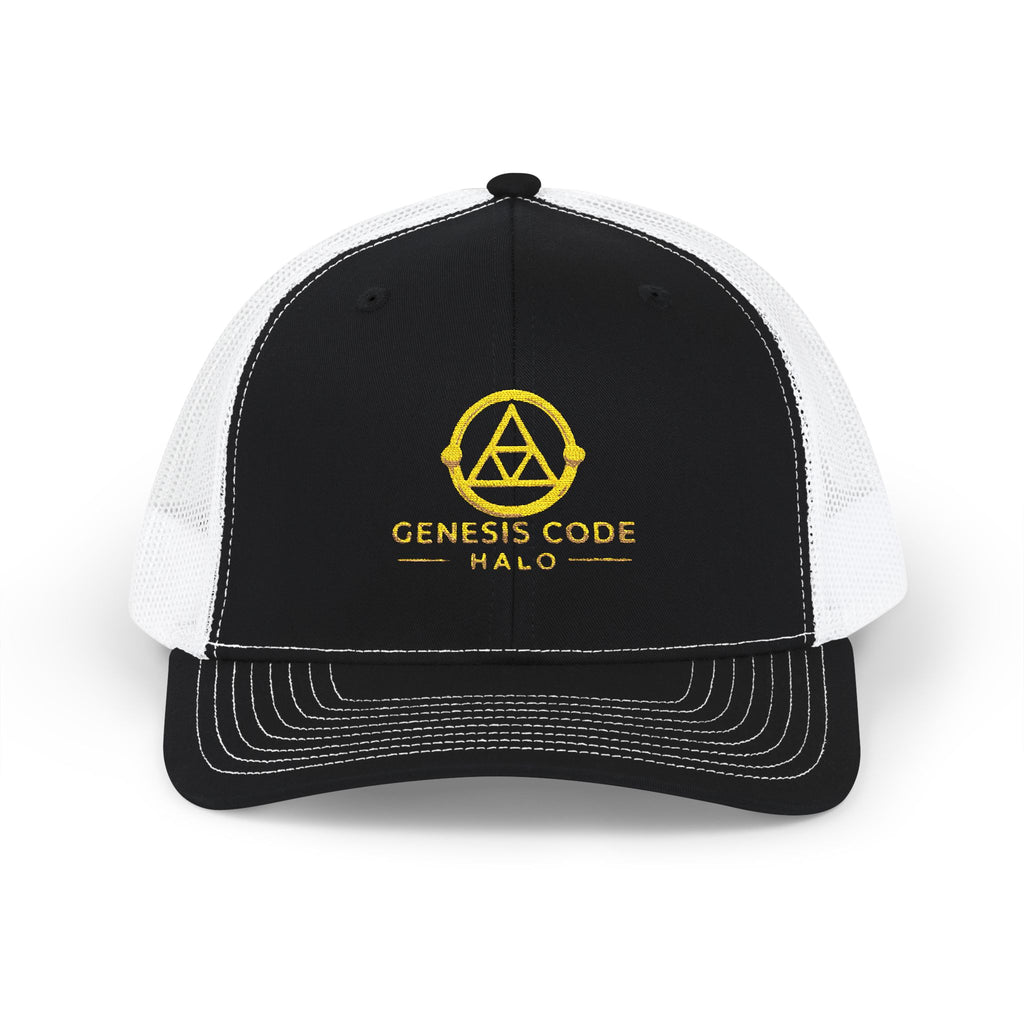 Genesis Code Halo Trucker Cap - Embroidered Logo Snapback
