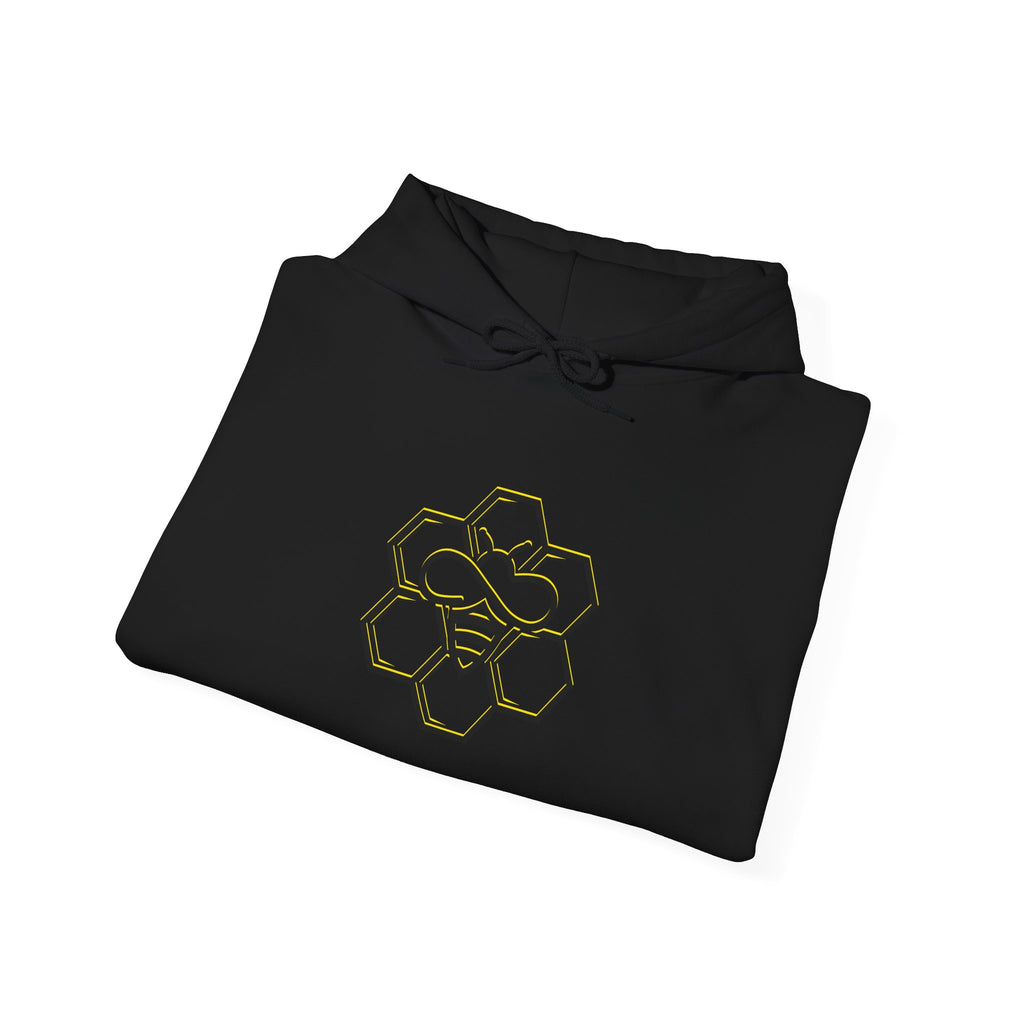 Genesis Code Hive Mentality Hoodie — Bee Graphic Hooded Sweatshirt