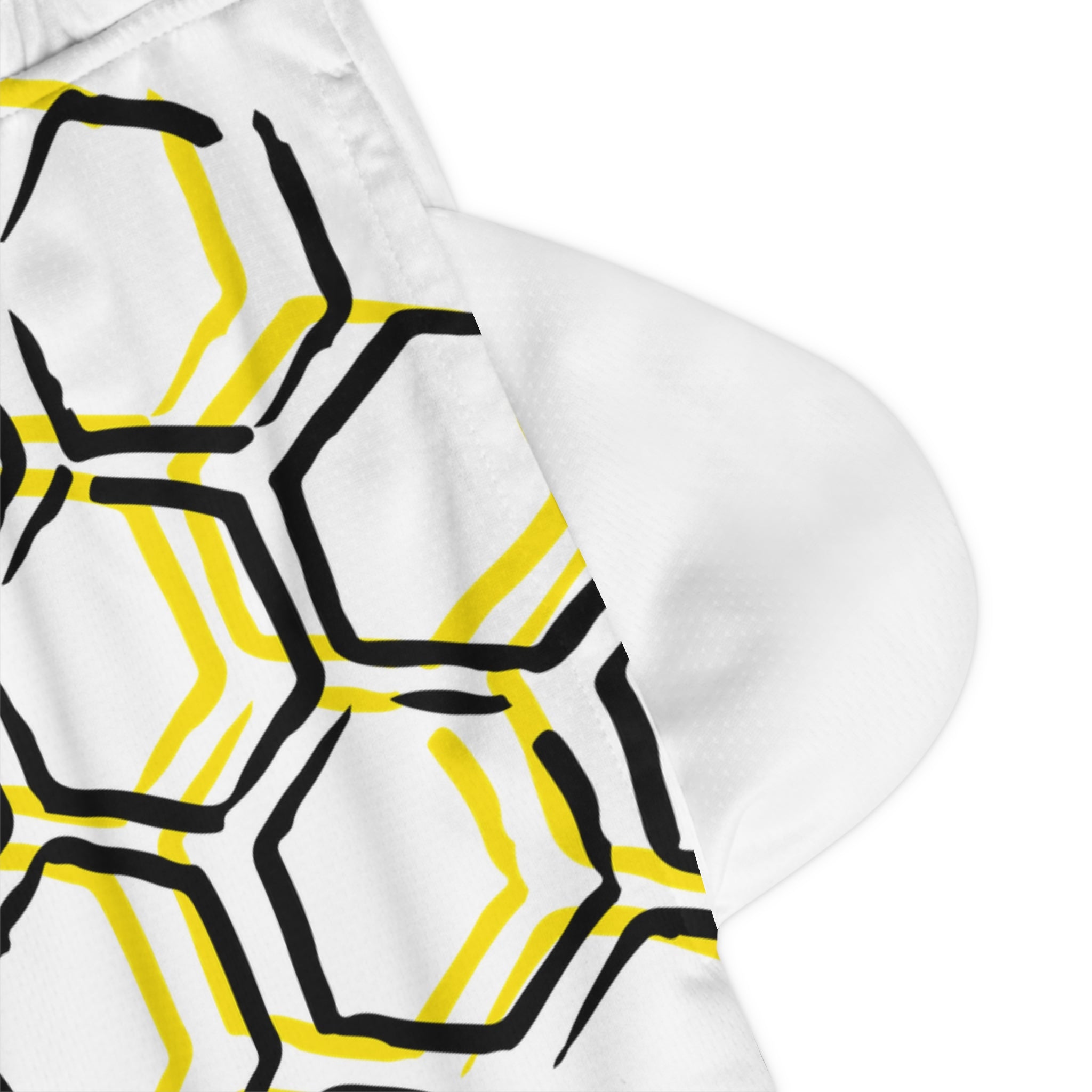 Genesis Code Hive Mind Basketball Shorts – Hex Pattern Athletic Rib Shorts