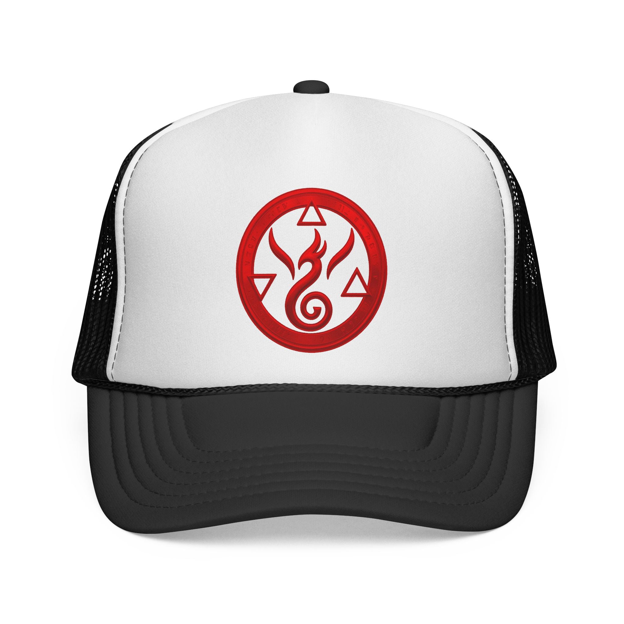 Genesis Code Trucker Cap- Red Origin Seal