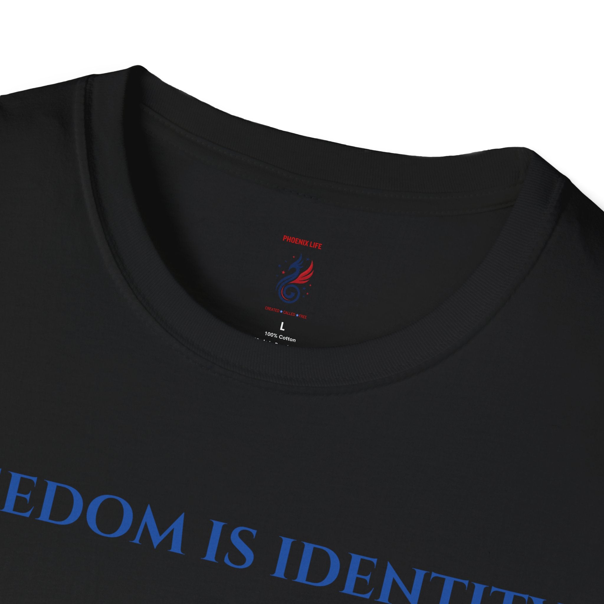 Freedom Is Identity Phoenix Life T-Shirt — Lightweight Phoenix Compass Tee